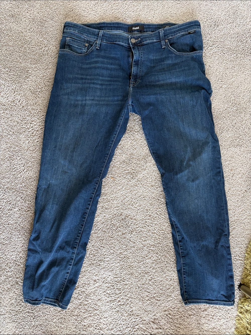 Mavi Men’s Indigo Slim Straight Jeans